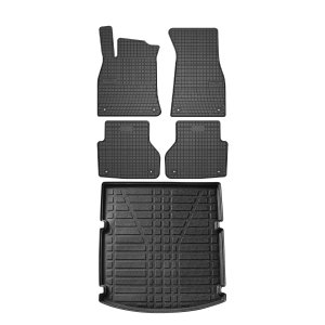 Audi S6 Floor-Trunk Mats - Omac - El-Toro & YPS - Black - '18-'24